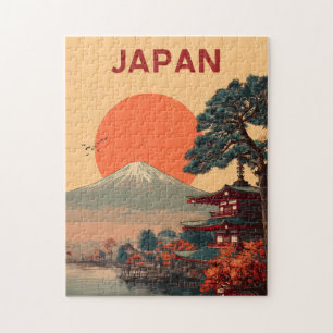Japan Mount Fuji vintage Puzzle