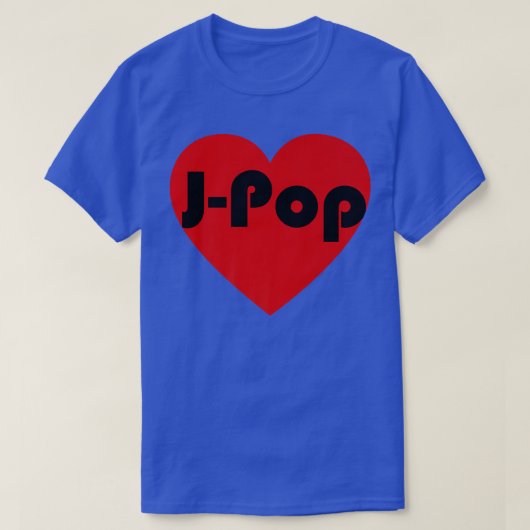 Japan Music JPop Heart Pattern T-Shirt (Design vorne)