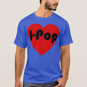 Japan Music JPop Heart Pattern T-Shirt