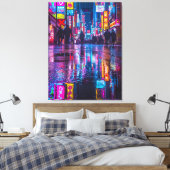 japan nachts leinwanddruck (Insitu (Schlafzimmer))