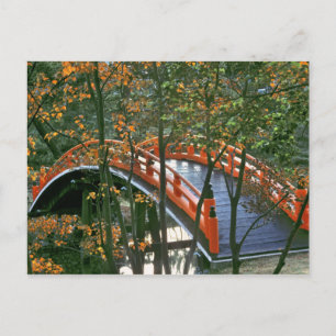 Japan, Nara Pref., Nara. Die königliche Brücke leu Postkarte