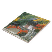 Japan, Nara, Ryuzenji Tempel Fliese (Seite)