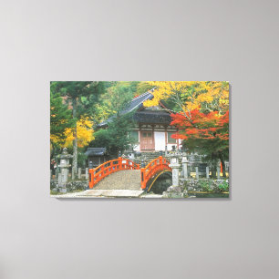 Japan, Nara, Ryuzenji-Tempel Leinwanddruck
