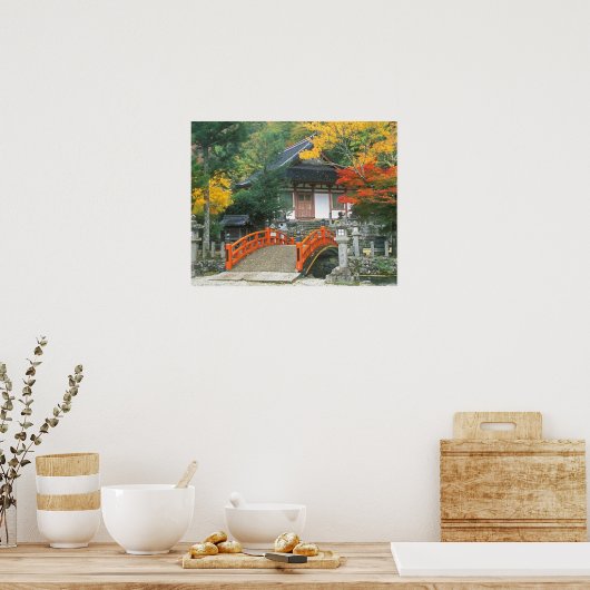 Japan, Nara, Ryuzenji Temple Poster (Küche)