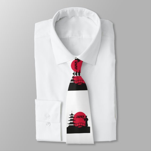 Japan Necktie Krawatte (Gebunden)