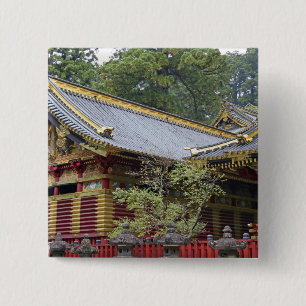 Japan, Nikko. Toshogu Schrein und Mausoleum in 2 Button