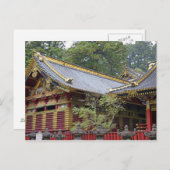 Japan, Nikko. Toshogu Shrine und Mausoleum in 2 Postkarte (Vorne/Hinten)