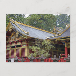 Japan, Nikko. Toshogu Shrine und Mausoleum in 2 Postkarte