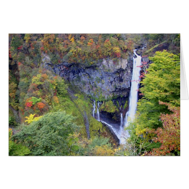 Japan, Nikko. Wasserfall von Kegon, Nikko, UNESCO (Vorderseite (Horizontal))