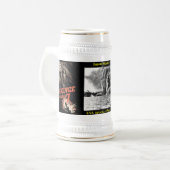 Japan nimmt USS Arizona/Pearl Harbor in Angriff Bierglas (Vorderseite Links)