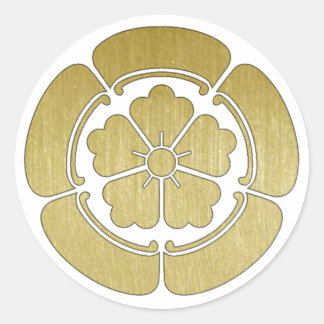 JAPAN NobunagaOda mokkomon Syougun Cool Runder Aufkleber