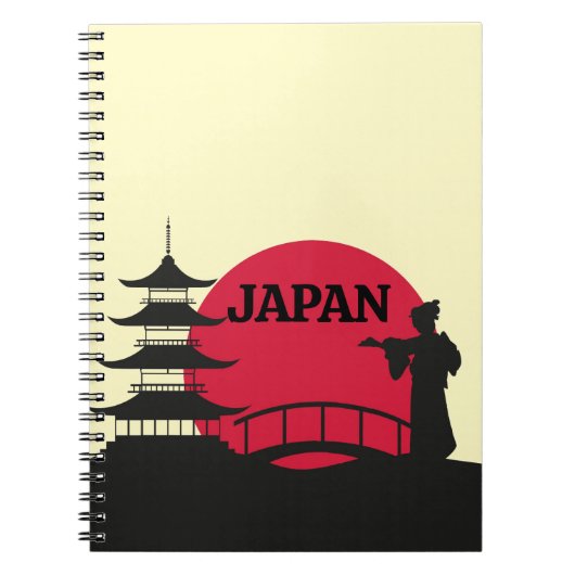 Japan Notebook Notizblock (Vorderseite)