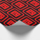 Japan Nummer vier 四 【Yon】 Kanji Geschenkpapier (Ecke)