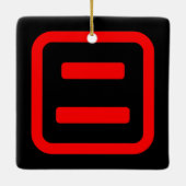 Japan Nummer zwei 二 【Ni】 Kanji Keramikornament (Rückseite)