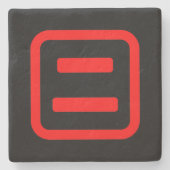 Japan Nummer zwei 二 【Ni】 Kanji Steinuntersetzer (Vorderseite)