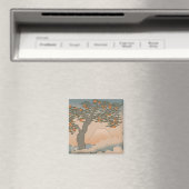 Japan Orange Baum im Nebel Magnet (In Situ (Geschirrspüler))