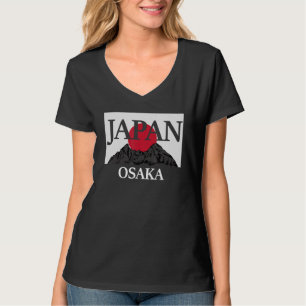 Japan Osaka Fuji san flagge T-Shirt