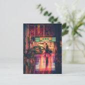 Japan Osaka Night Asia Sehenswürdigkeit Reisen Jap Postkarte (Stehend Vorderseite)