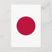 Japan Paar Begleitkarte (Rückseite)
