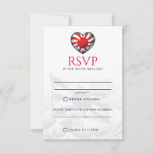 Japan Paar RSVP Karte (Vorderseite)