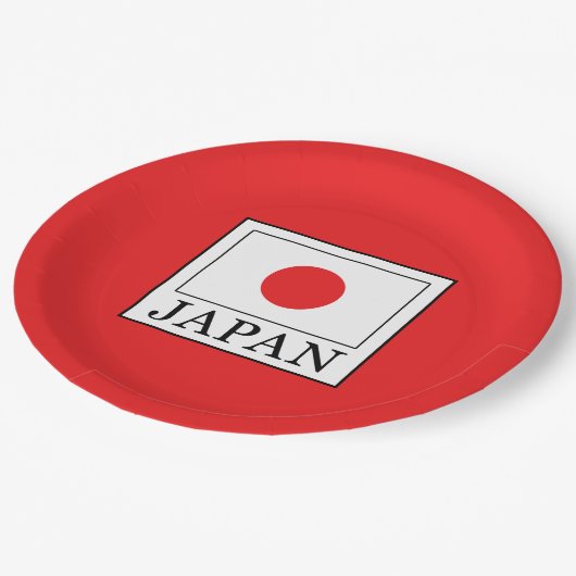 Japan Pappteller (Schrägansicht)