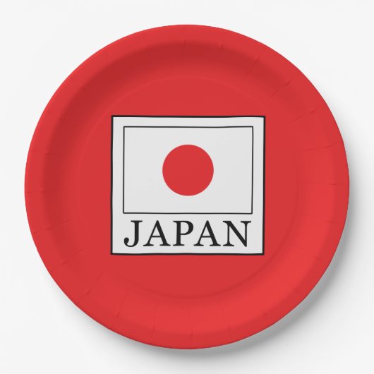 Japan Pappteller (Vorderseite)