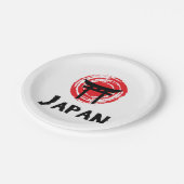  Japan Pappteller (Schrägansicht)