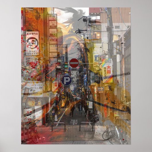 Japan past and present. poster (Vorne)