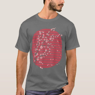 Japan Pink Blume Floral Sakura Retro Cherry Bloss T-Shirt