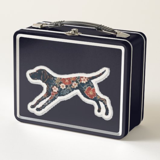 japan pointer metall brotdose (Vorderseite)