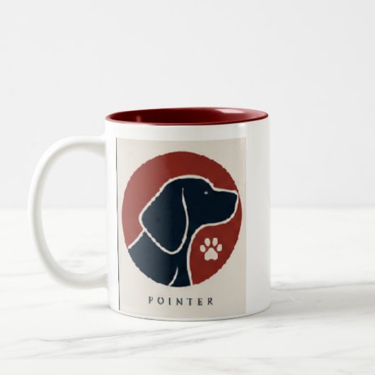 japan pointer zweifarbige tasse (Links)