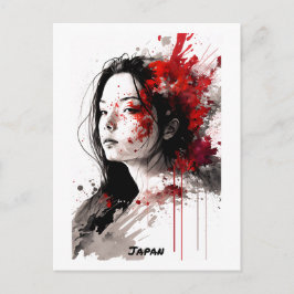 Japan Postcard - Portrait - Welt der Frauen Postkarte