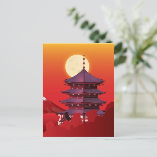 Japan Postkarte (Stehend Vorderseite)