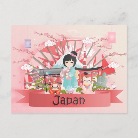 Japan Postkarte (Vorderseite)