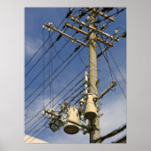 JAPAN POWER UTILITY POLE POSTER (Vorne)