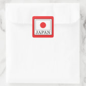 Japan Quadratischer Aufkleber (Tasche)