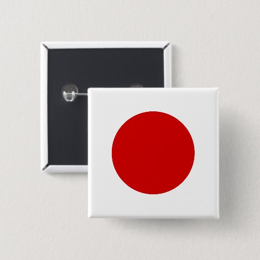 Japan-Qualitäts-Flagge Button (Vorne & Hinten)