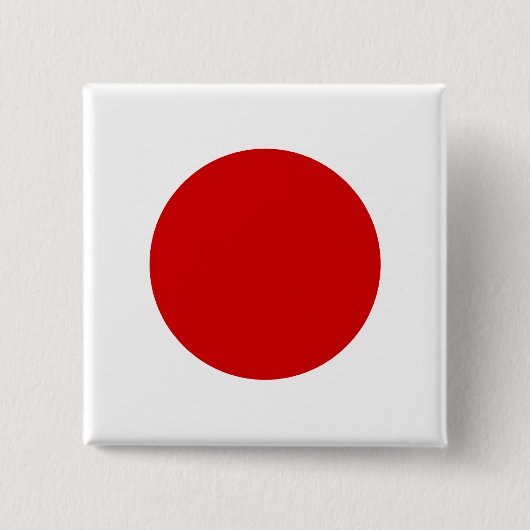 Japan-Qualitäts-Flagge Button (Vorderseite)