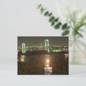 Japan Rainbow Bridge Postkarte (Stehend Vorderseite)