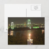 Japan Rainbow Bridge Postkarte (Vorne/Hinten)