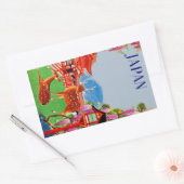 Japan Rechteckiger Aufkleber (Umschlag)