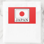 Japan Rechteckiger Aufkleber (Tasche)