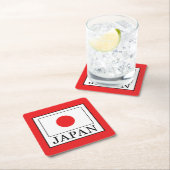 Japan Rechteckiger Pappuntersetzer (Vor Ort)