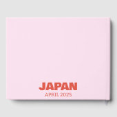 Japan Reise Couchtischbuch Gästebuch (Rückseite)