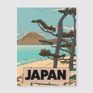 Japan Reise Druck Magnetkarte