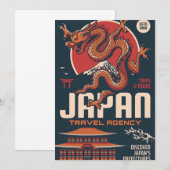 Japan Reise Einladung (Vorne/Hinten)