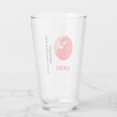 Japan Reise Glas (Rückseite)