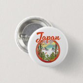 Japan Reise Logo Button (Vorne & Hinten)