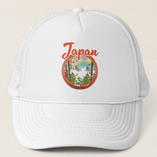 Japan Reise Logo Truckerkappe