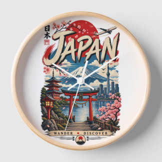 Japan Reise | Mount Fuji Vintage Japanisch Uhr